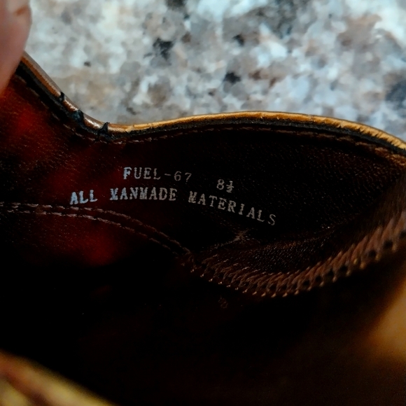 Anne Michelle Bronze/ Gold tone Jewel 👠 Strap heels - Picture 8 of 12